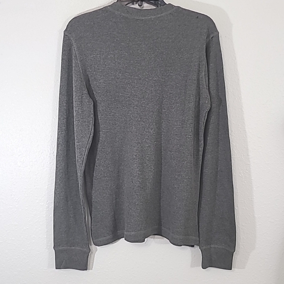 *NWT* U.S. POLO ASSN. Men's Gray Long Sleeve Shirt w/Blue Logo, size Small - Picture 4 of 8